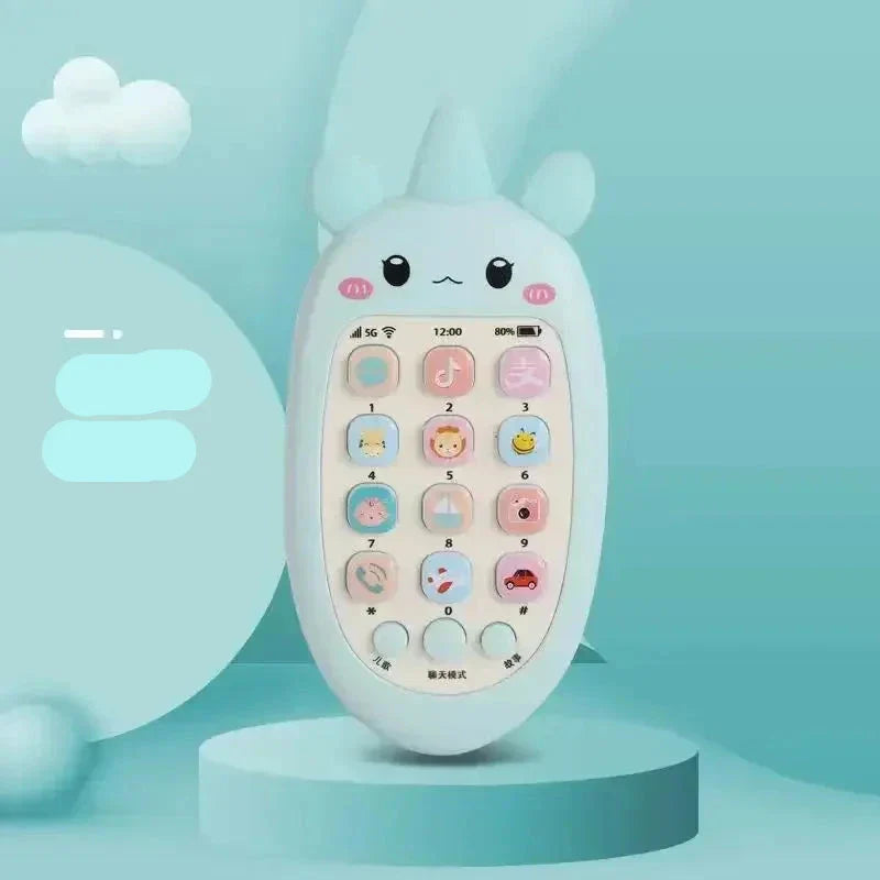 GiggleLine™ – Babytelefoon met muziek & licht – Educatief peuterspeelgoed