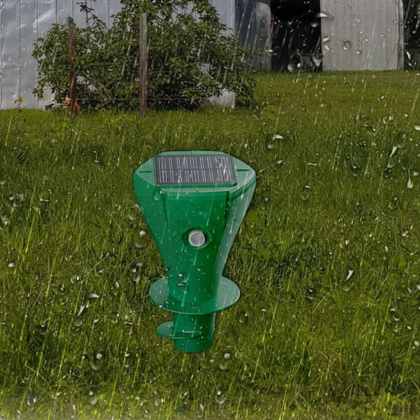 VoleVibe™ – Zonne-Mollenverjager met Vibratie – Tuin & Gazon Bescherming