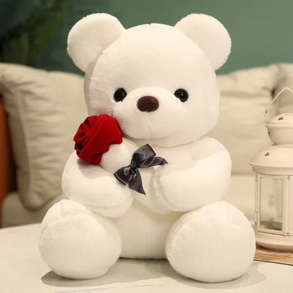 BlushBear™ – Romantische teddy beer met rozen - Knuffel beer