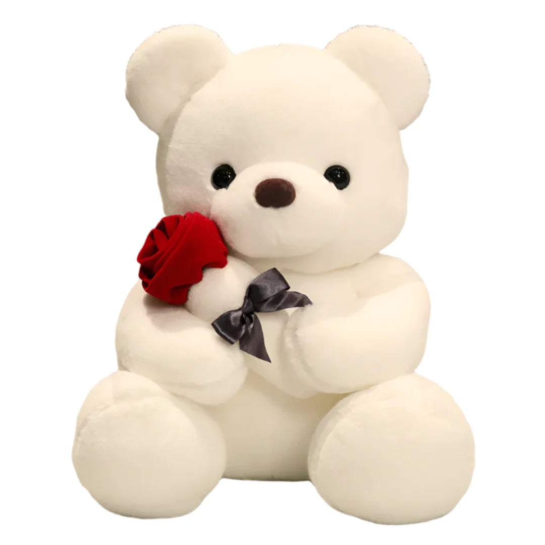 BlushBear™ – Romantische teddy beer met rozen - Knuffel beer