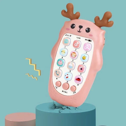 GiggleLine™ – Babytelefoon met muziek & licht – Educatief peuterspeelgoed