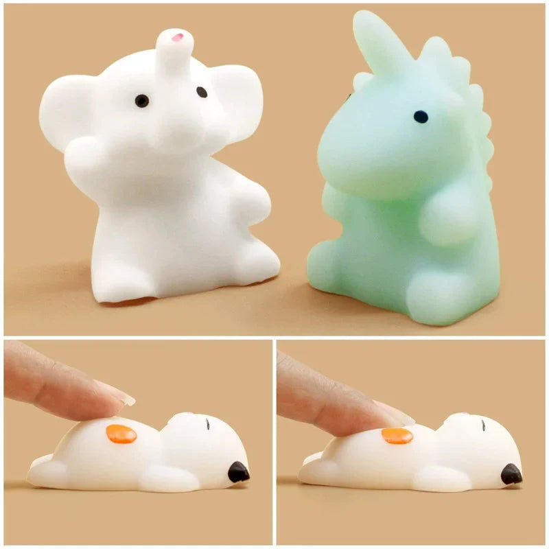 SqueezyBuddies™ – Zachte Knijpfiguren in Leuke Vormen – Set van 5 t/m 50