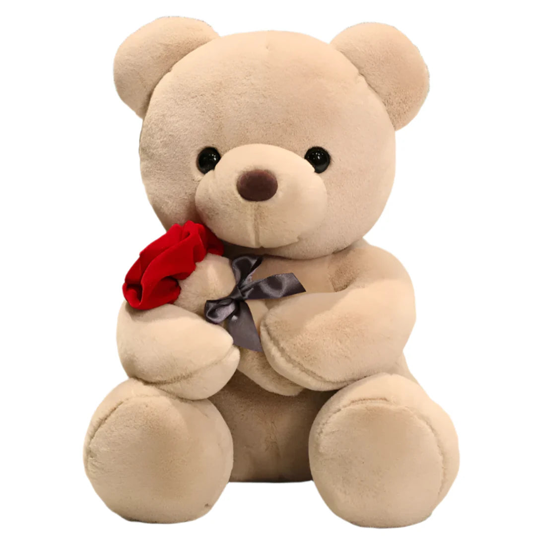 BlushBear™ – Romantische teddy beer met rozen - Knuffel beer