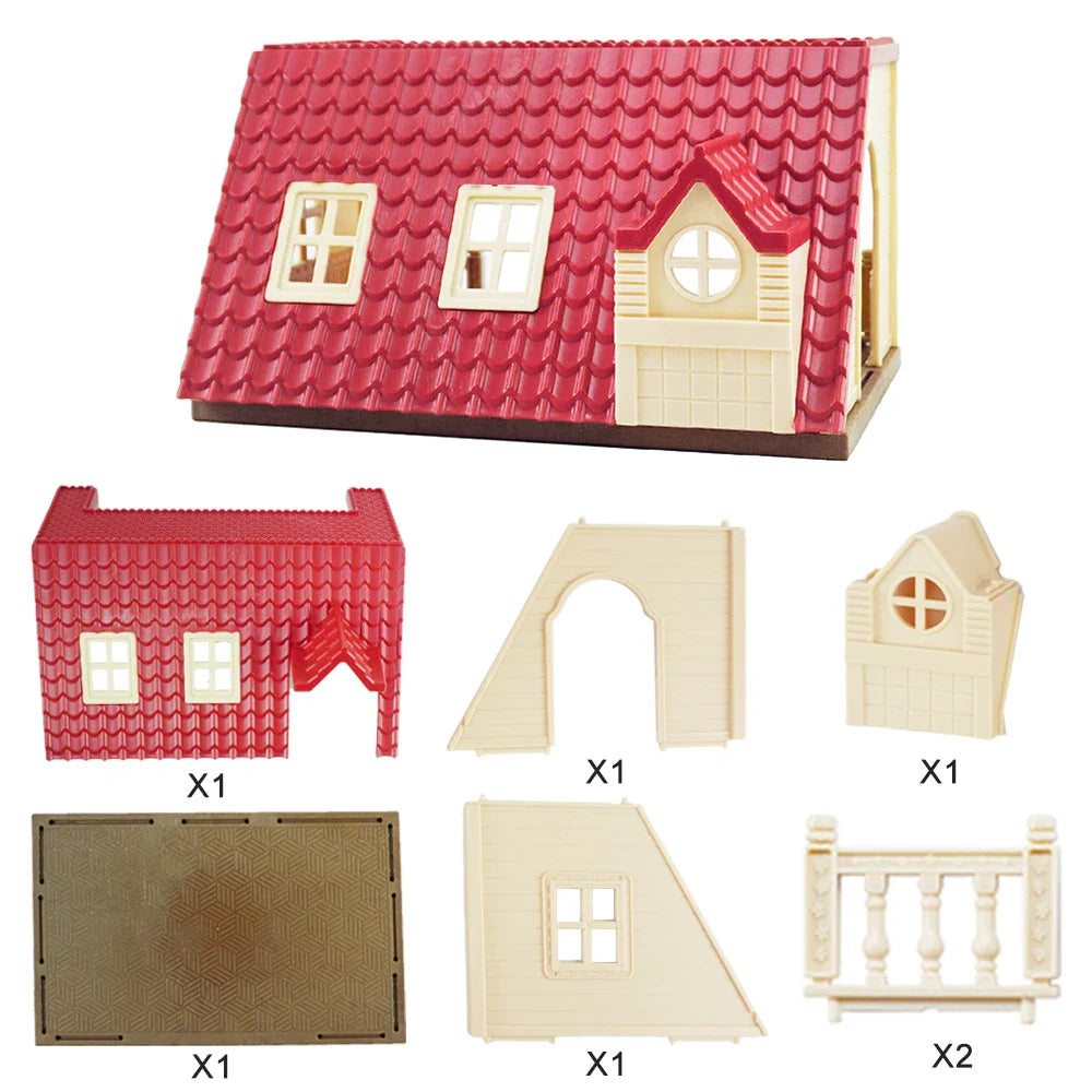 MiniVillaSet™ – 1:12 Poppenhuis Keuken & Dinette – Complete Miniatuurinrichting