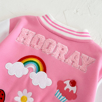 SportSprout™ – Stoere Baseball Jas voor Kinderen – Comfortabel Stijlvol Design