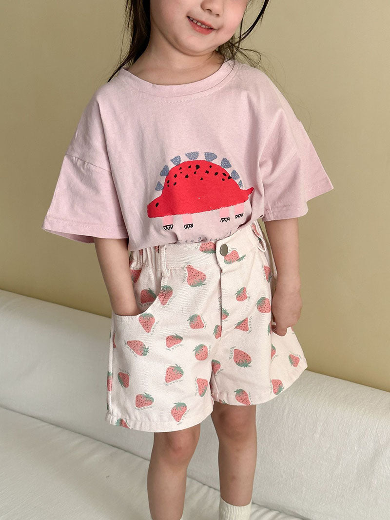 RoarFlex™ – Oversized T-shirt met Dino Print – Comfortabel Kinderkatoen