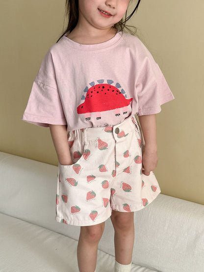 RoarFlex™ – Oversized T-shirt met Dino Print – Comfortabel Kinderkatoen