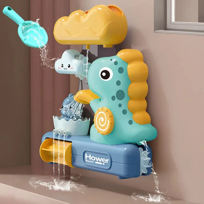 FlowPaddle™ – Educatieve Douchepeddel met Waterpomp – Interactief Badspeelgoed