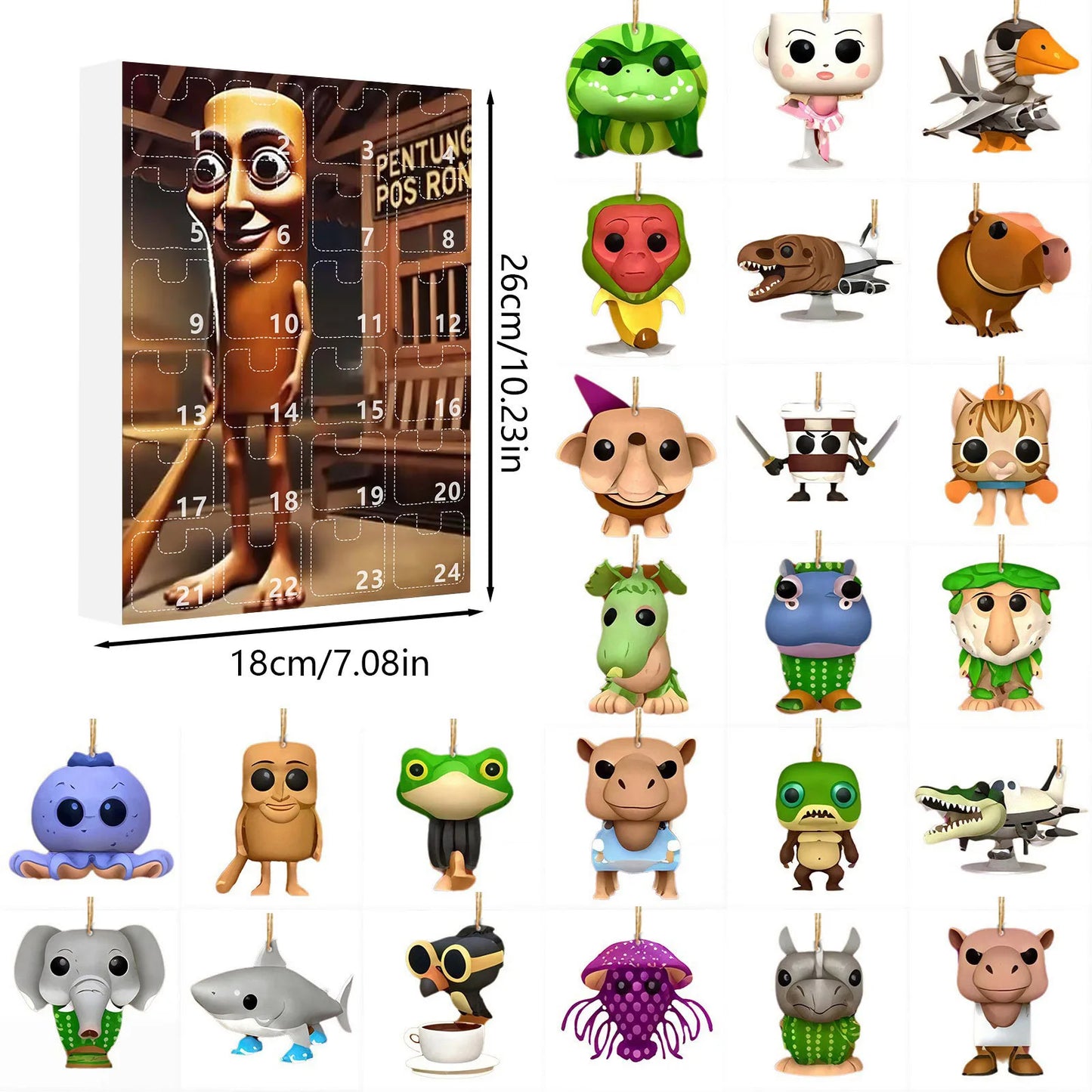 MemeChaos™ – Humoristische Adventskalender met 24 Verrassingen – Chaotisch Feest Pakket