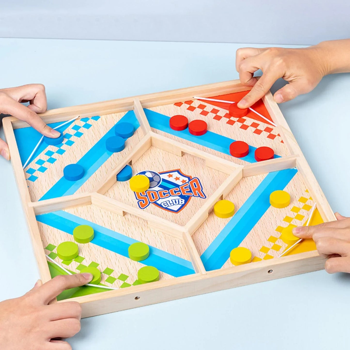 BoardSmart™ – 2-in-1 strategiespel – Houten leerspel