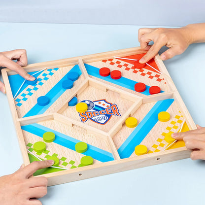 BoardSmart™ – 2-in-1 strategiespel – Houten leerspel