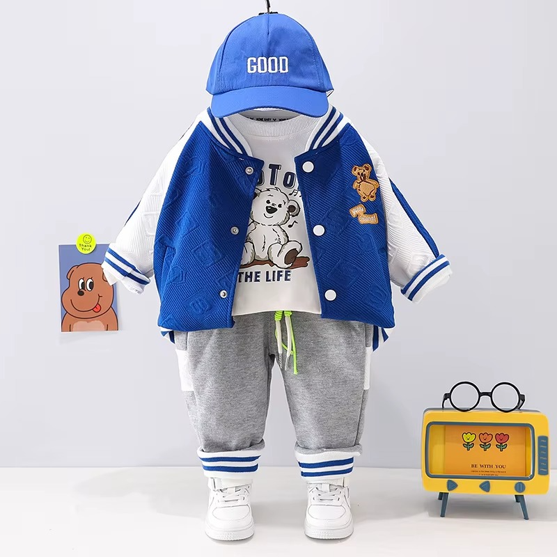 PlayPals™ – Comfortabele 3-Delige Peuterset – Warme Speelkleding Set