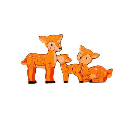 PuzzleZoo™ – Spelen met vormen, kleuren en dieren - Houten dieren puzzel