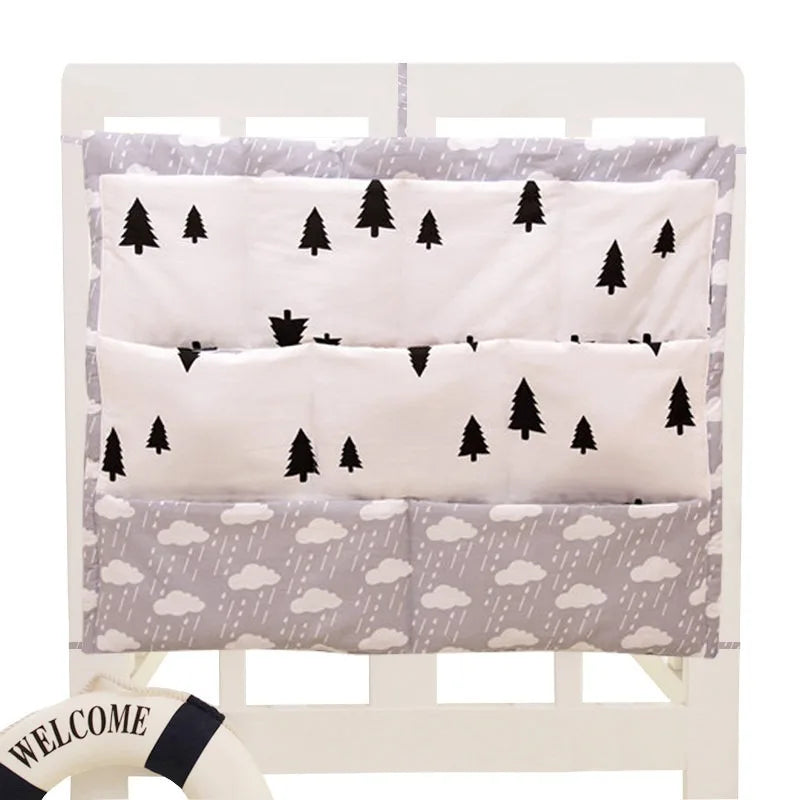 CribCaddy™ – Kleurrijke Babybed Opbergzak – Handige Stijlvolle Organizer