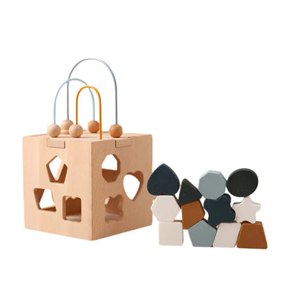 Shape & Learn™ – Houten sorteerspel voor peuters – Educatief Montessori speelgoed