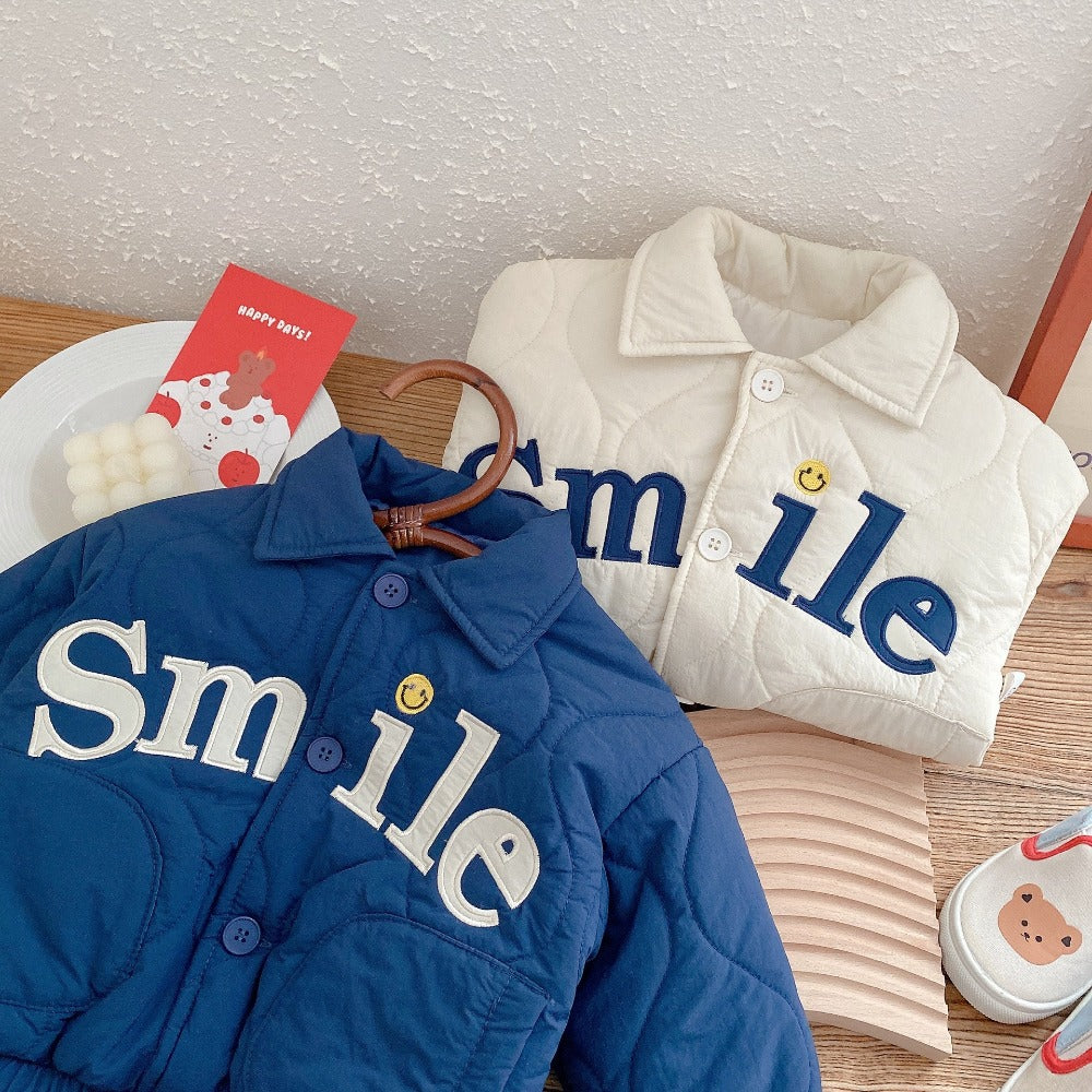 HappyHug™ – Warme Jas met Smile Detail – Uniseks Kinderjas