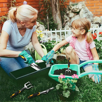 SteelGardenPro™ – Ergonomische RVS Tuinset – Comfortabel Handgereedschap Set