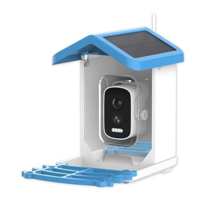 AviWatchSolar™ – Slim Solar Vogelvoederhuis met 2.4K Camera – Nachtzicht Vogel Observatie