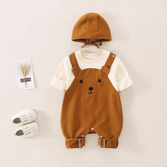 CubSnug™ – Superzachte Jumpsuit met Capuchon – Unisex Baby Outfit