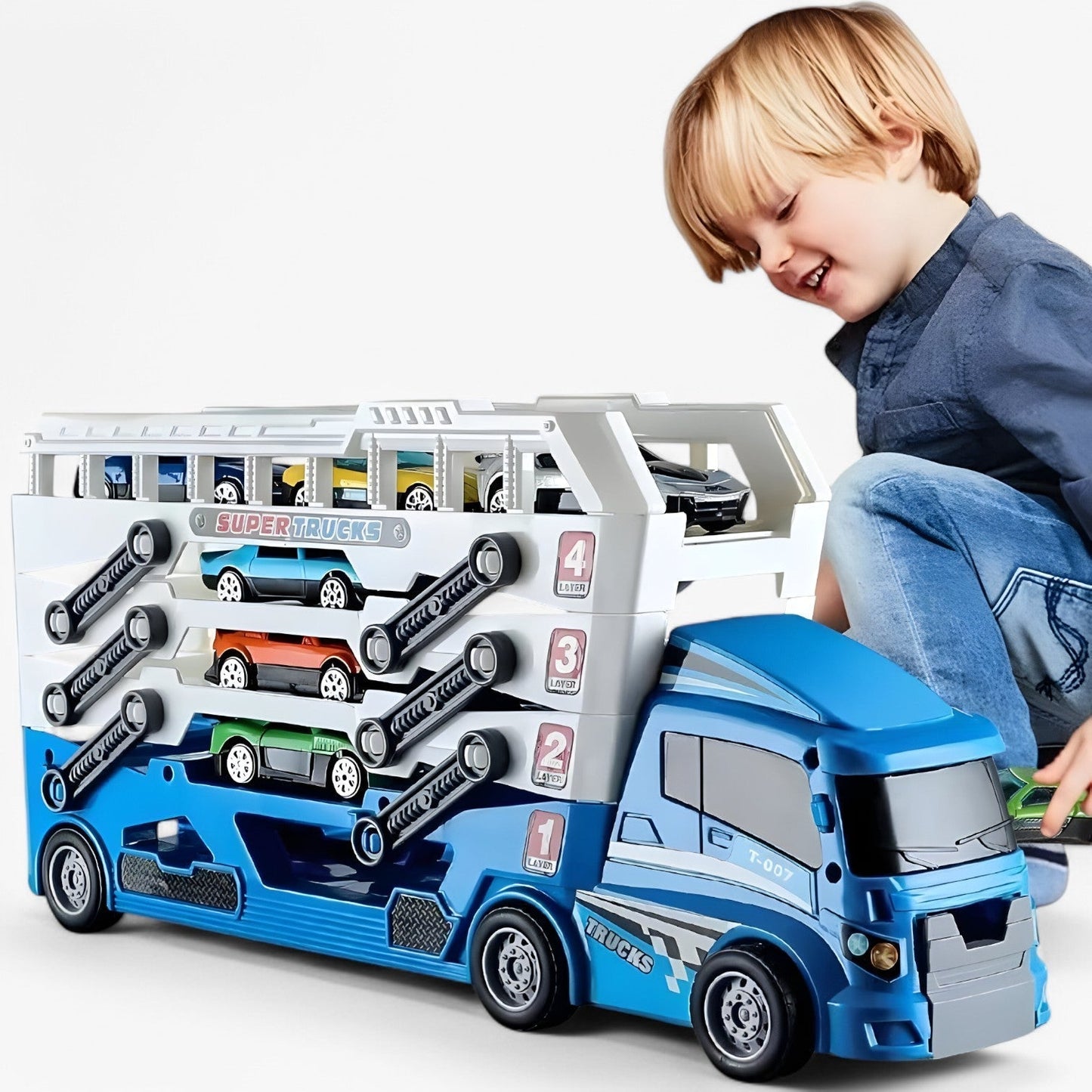 SpeedCargo™ – Laadbare Race Truck – Creatief Speelvoertuig voor Kinderen