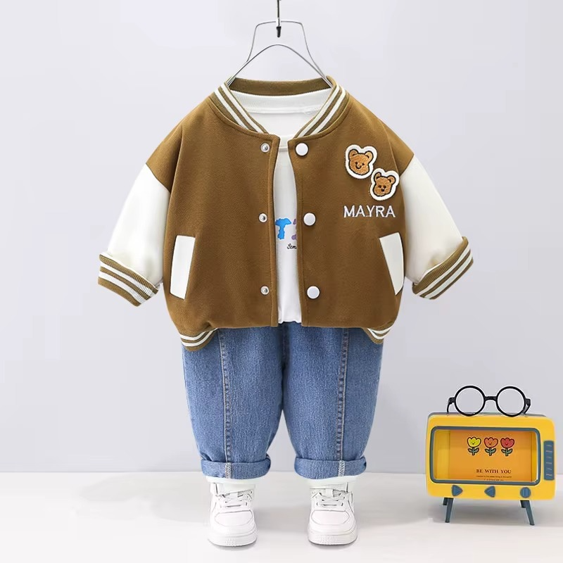 PlayPals™ – Comfortabele 3-Delige Peuterset – Warme Speelkleding Set