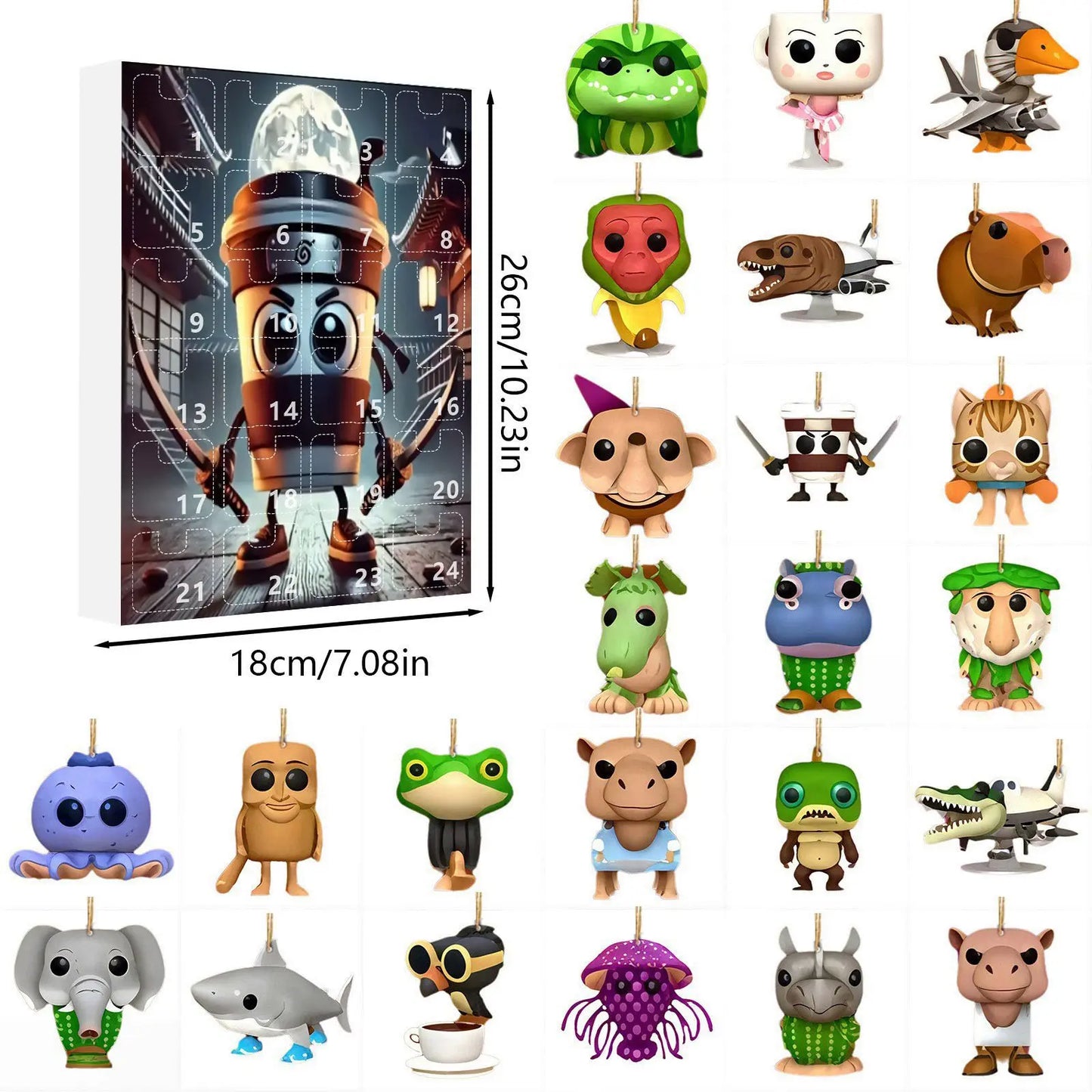 MemeChaos™ – Humoristische Adventskalender met 24 Verrassingen – Chaotisch Feest Pakket