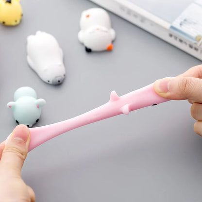 SqueezyBuddies™ – Zachte Knijpfiguren in Leuke Vormen – Set van 5 t/m 50