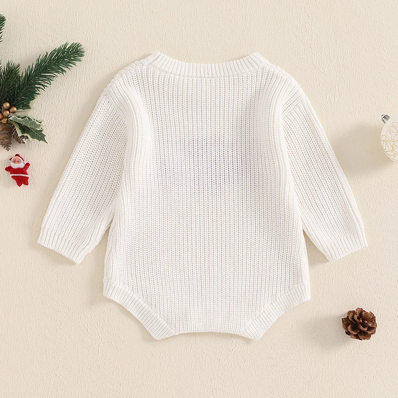 My First Christmas - Sweater Romper