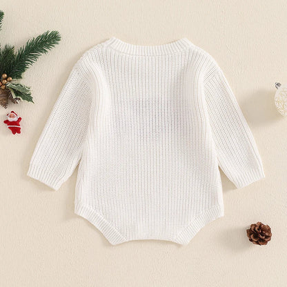 My First Christmas - Sweater Romper