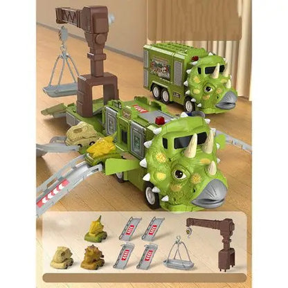 RexRover™ – Opvouwbare Dinosaurus Truck met Licht Geluid – Educatief Speelplezier voor Kinderen