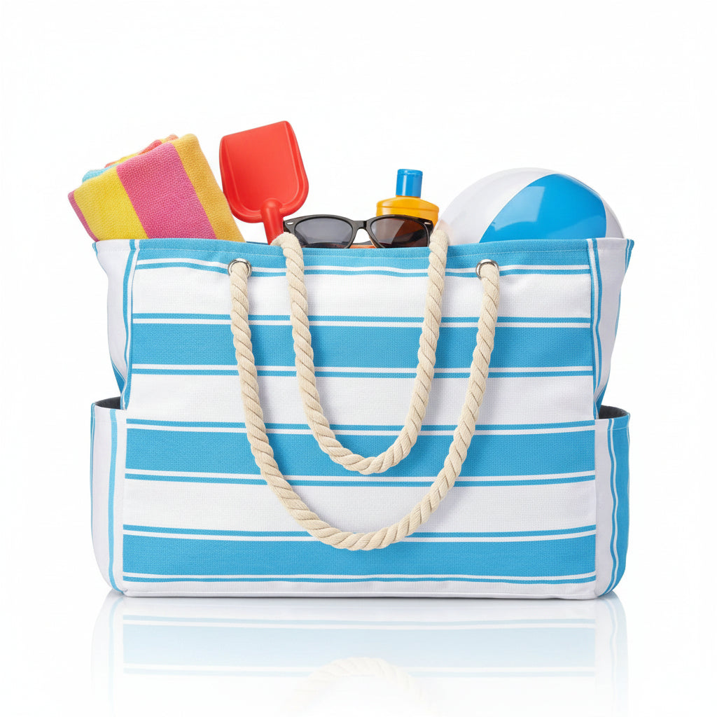 Sable Strandtas Groot - Waterdicht, Met Rits en Ruime Capaciteit 10