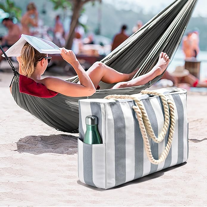 Sable Strandtas Groot - Waterdicht, Met Rits en Ruime Capaciteit 4