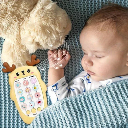 GiggleLine™ – Babytelefoon met muziek & licht – Educatief peuterspeelgoed