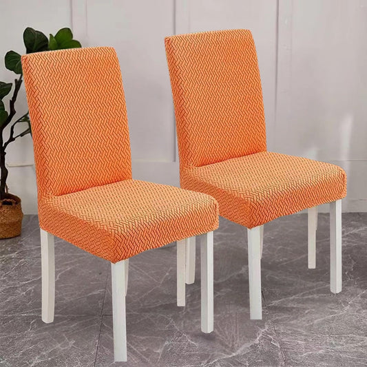 Safira Stoelhoes Eetkamerstoel - Fluweel Stretch, Elastisch Design 0