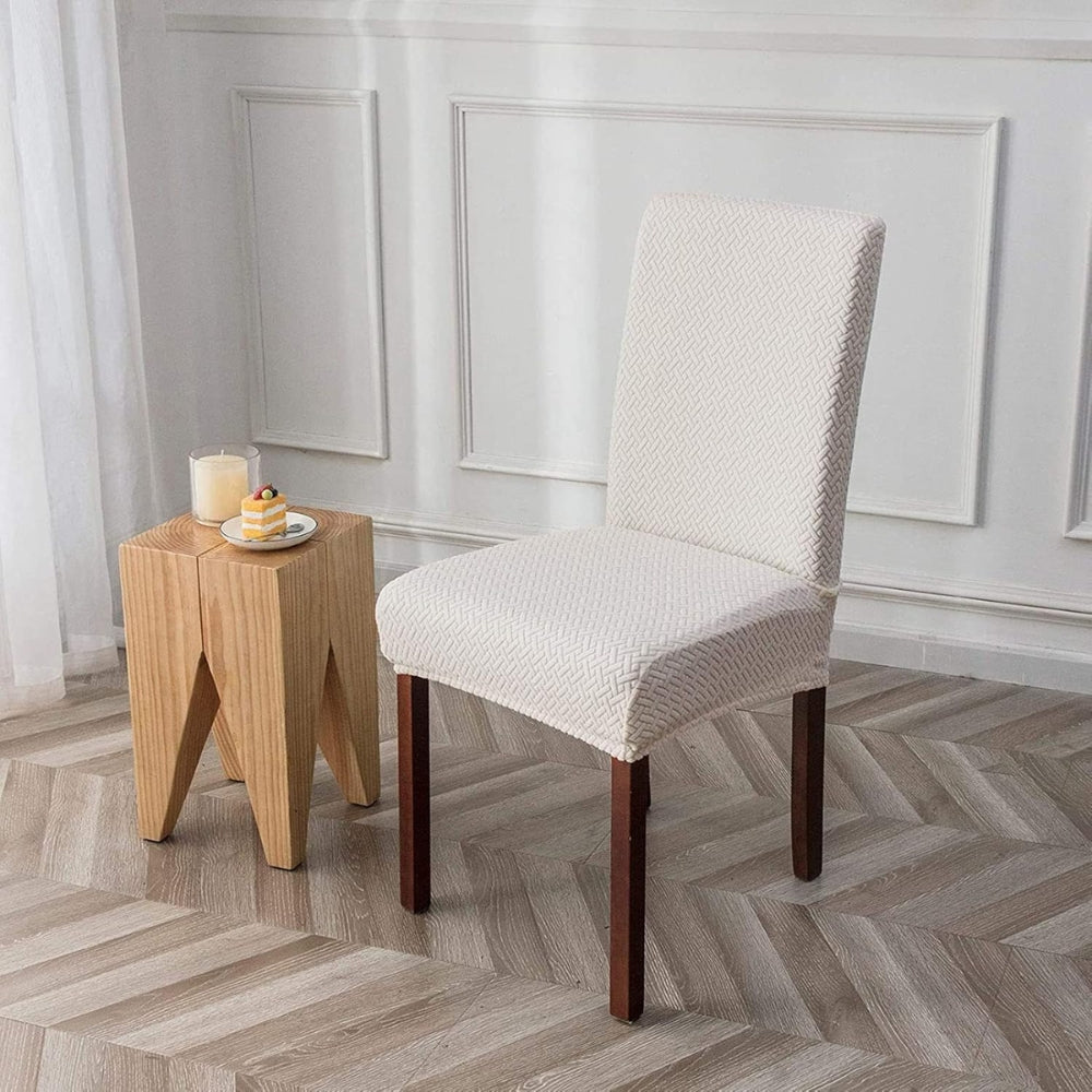 Safira Stoelhoes Eetkamerstoel - Fluweel Stretch, Elastisch Design 10