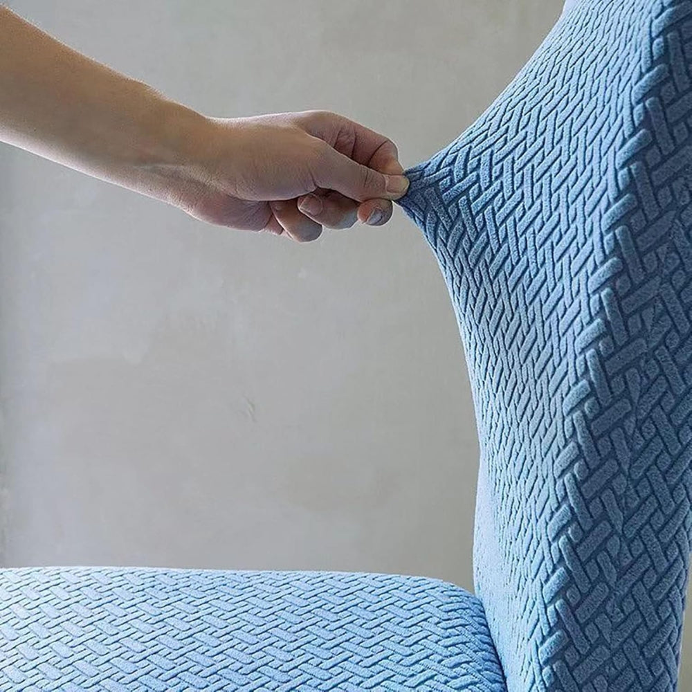 Safira Stoelhoes Eetkamerstoel - Fluweel Stretch, Elastisch Design 3