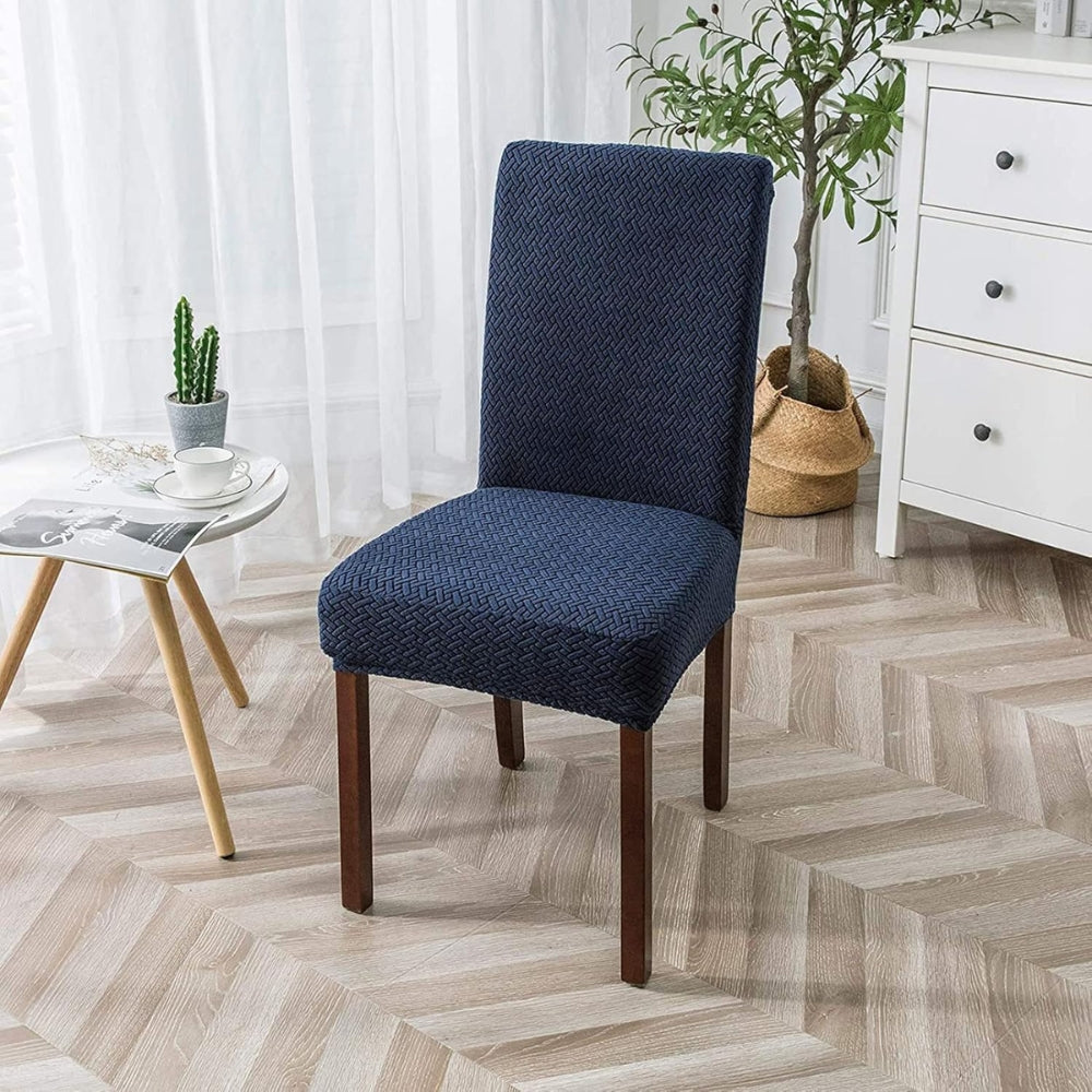 Safira Stoelhoes Eetkamerstoel - Fluweel Stretch, Elastisch Design 9