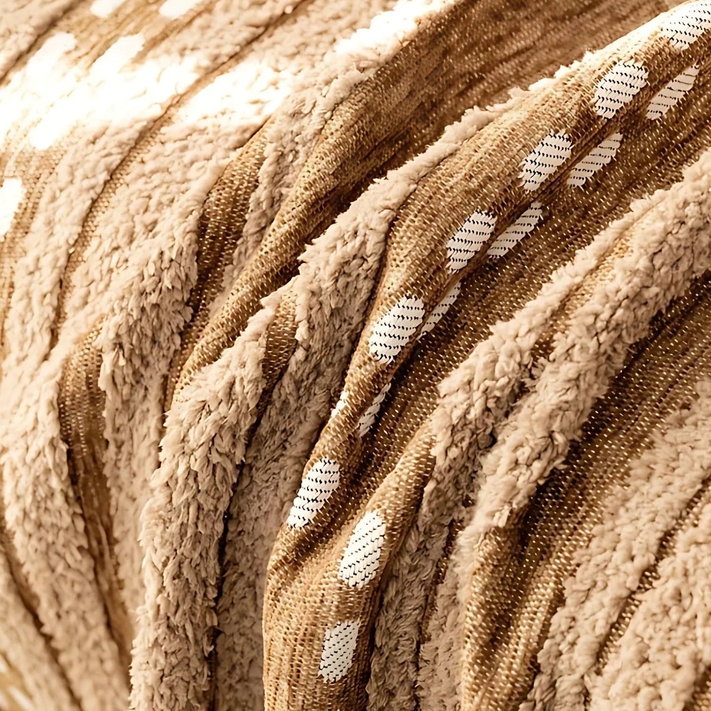 Sahara Pluche Bankhoes - Antislip, Boho Stijl 4