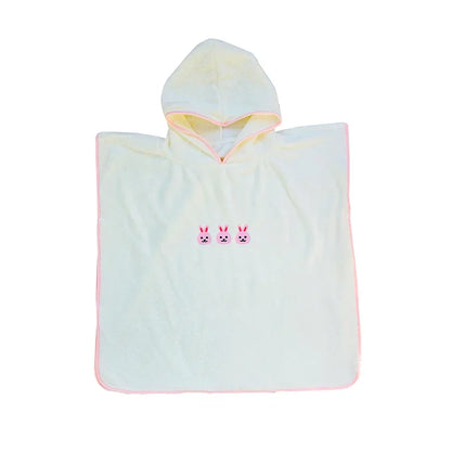 WarmSnuggle™ – Ultradikke Badponcho van Coral Fleece – Zachte Warmte voor Kleintjes