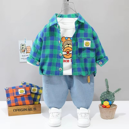 PlayPals™ – Comfortabele 3-Delige Peuterset – Warme Speelkleding Set