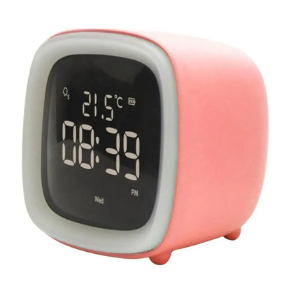BunnyGlow™ – Cartoon LED Wekkerlamp – Speelse Nachtlamp met Alarmfunctie