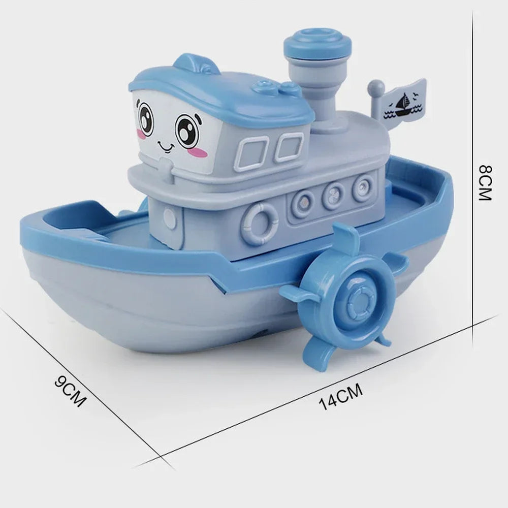 SplashVoyager™ – Cartoon Schip met Waterwiel – Educatief Badspeelgoed
