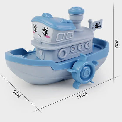 SplashVoyager™ – Cartoon Schip met Waterwiel – Educatief Badspeelgoed