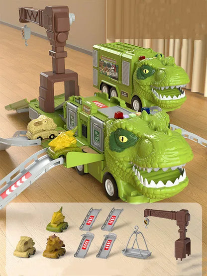 RexRover™ – Opvouwbare Dinosaurus Truck met Licht Geluid – Educatief Speelplezier voor Kinderen