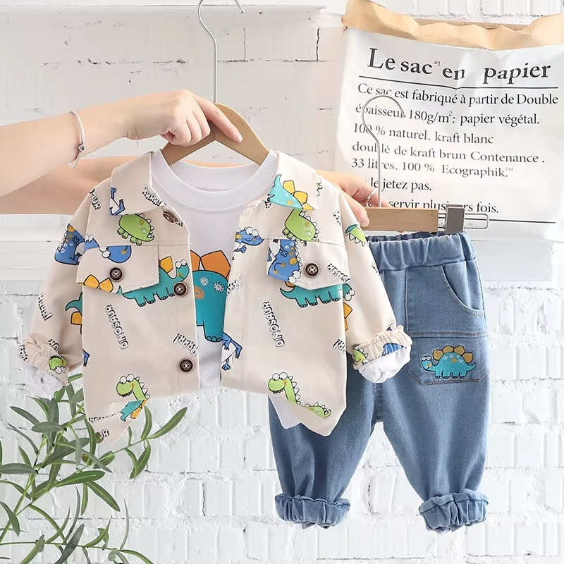 PlayPals™ – Comfortabele 3-Delige Peuterset – Warme Speelkleding Set