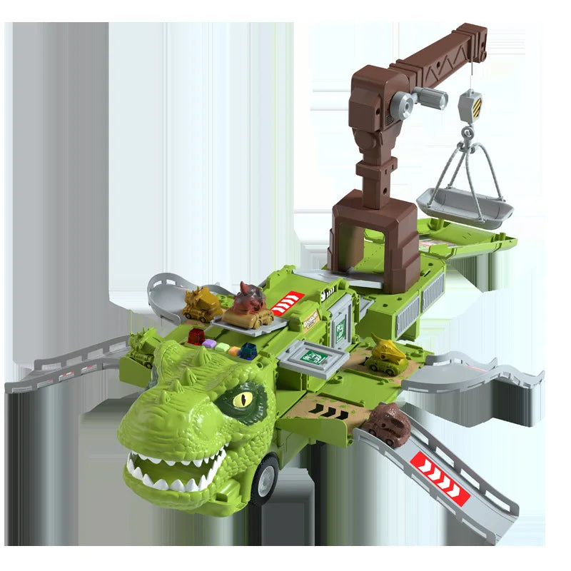 RexRover™ – Opvouwbare Dinosaurus Truck met Licht Geluid – Educatief Speelplezier voor Kinderen