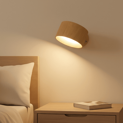 ScandiGlow Wandlamp - Draadloos ABS, Scandinavisch Design 1