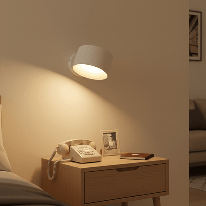 ScandiGlow Wandlamp - Draadloos ABS, Scandinavisch Design 3
