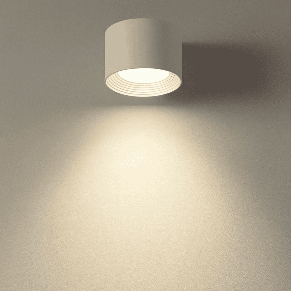 ScandiGlow Wandlamp - Draadloos ABS, Scandinavisch Design 4