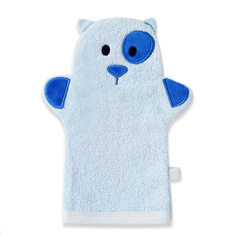 SoftGlove™ – Zachte Baby Washhandschoen van Katoen – Comfortabele Dagelijkse Verzorging